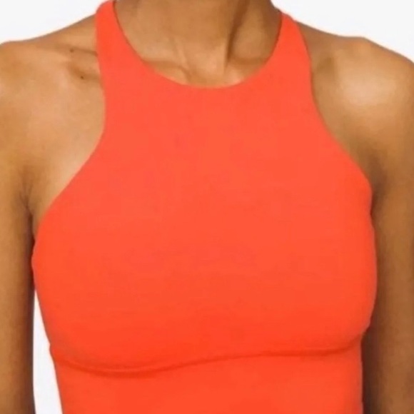Lululemon free to be moved high neck brace red 10 - Picture 8 of 9